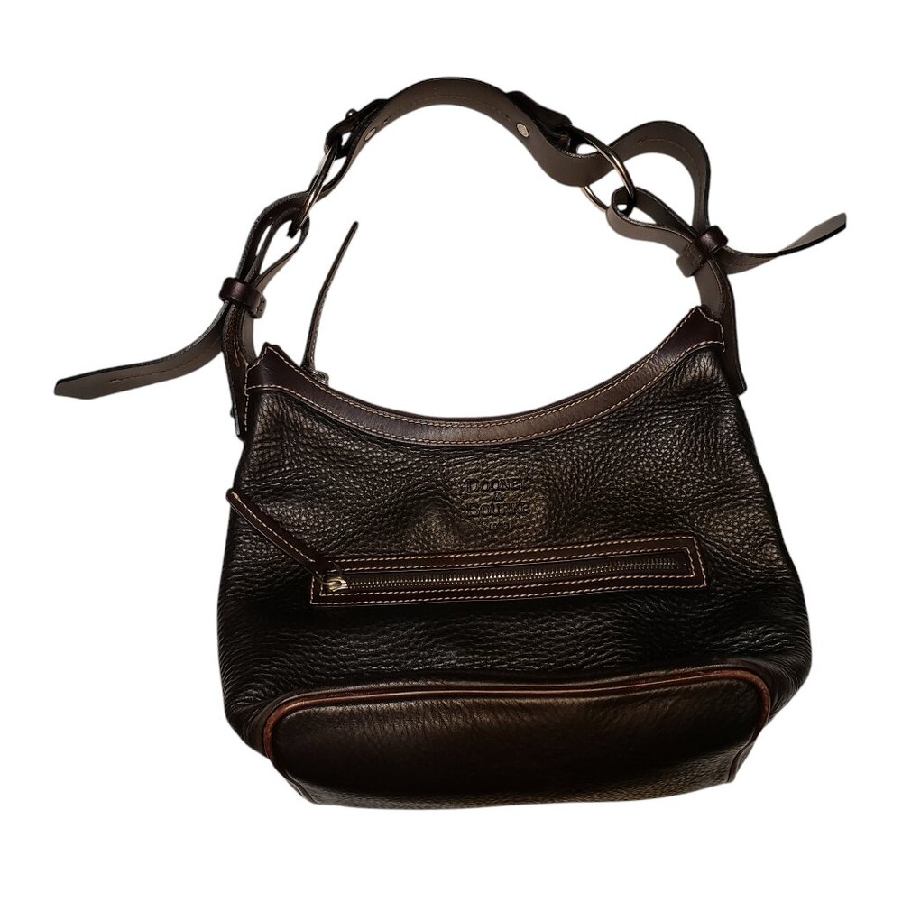 Dooney and Bourke Brown Leather Shoulder Bag